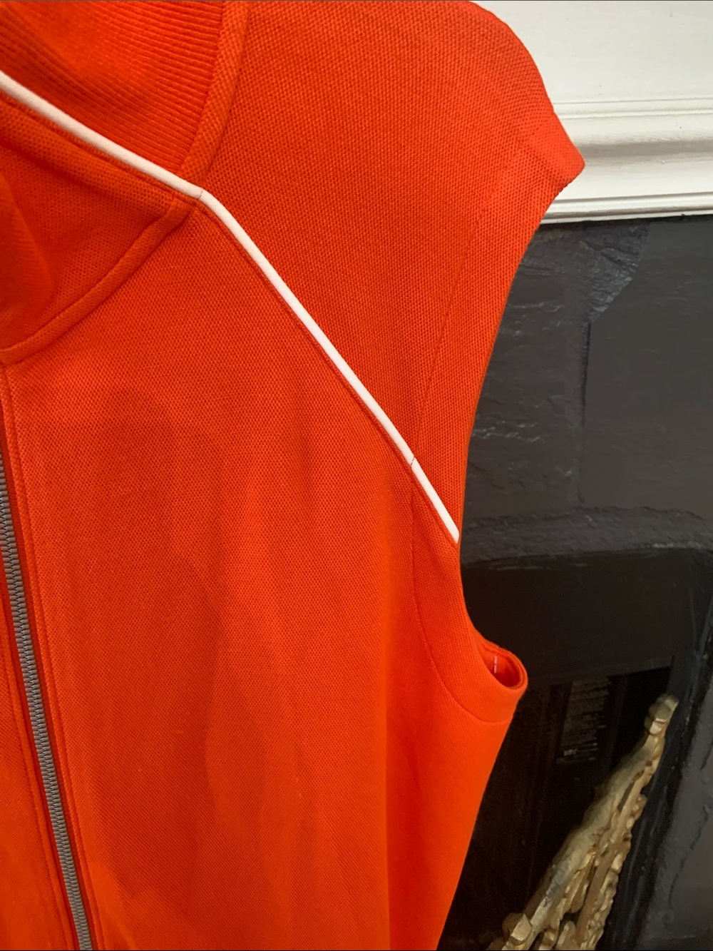 SPANX Sleeveless Zip-Front Orange Pants Jumpsuit - Picture 5 of 13